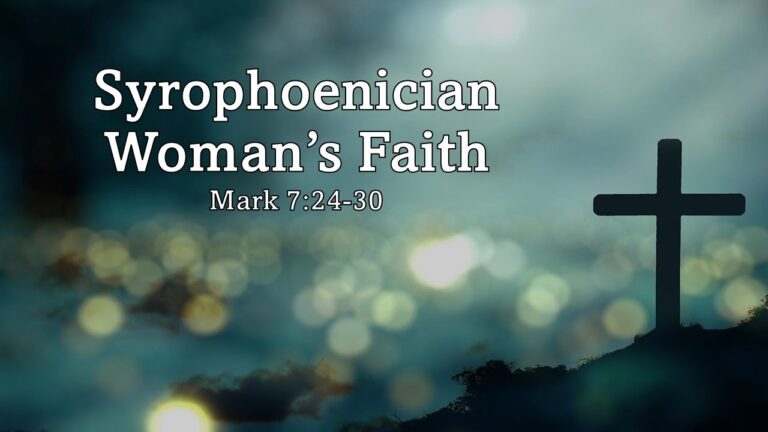 A Woman of Great Faith!