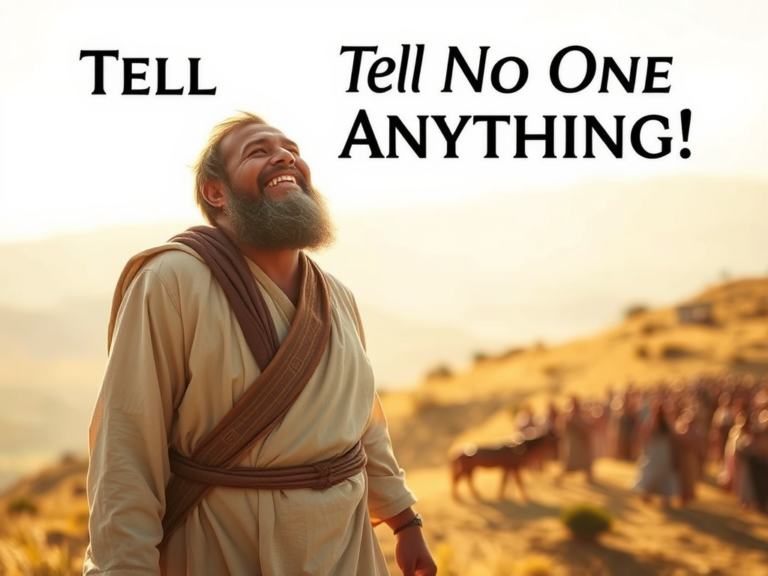Tell No One Anything!