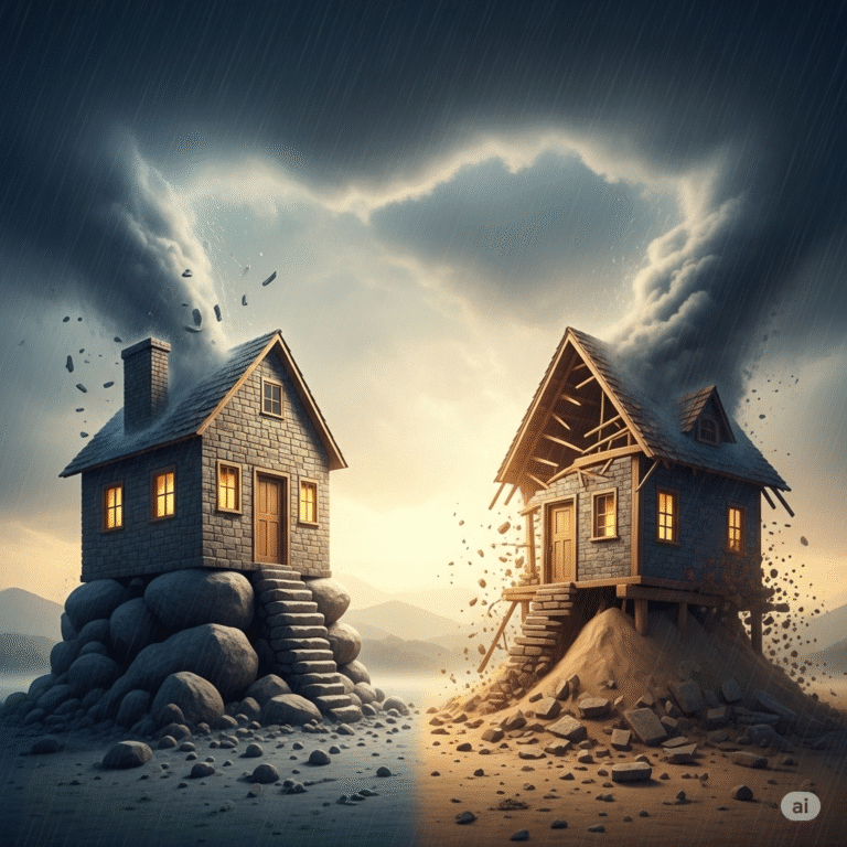 A House Built on Rock!